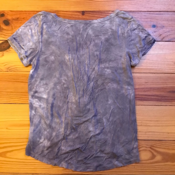 AEO Soft & Sexy Purple Tie-Dye Lace-Up Tee, EUC, S - Picture 8 of 11